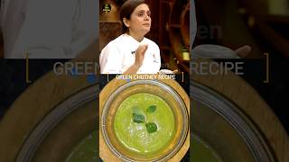 Masterchef Garima Arora Green #chutney #recipe 💚☘️ #shorts #viralrecipe #celebrityrecipe #masterchef