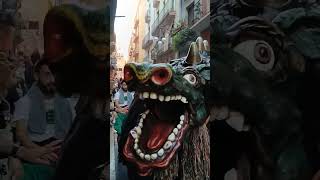 Monster March (Tarragona, Catalonia) Walking tour (Spain) #shorts