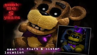 re-making a better golden fredbear plushie,