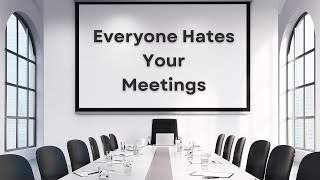 How to structure meetings so people WANT to attend...sort of