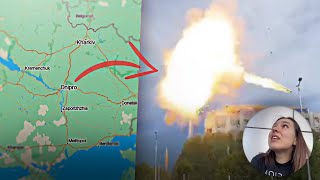 Incredible Footage: Missile Intercepted Just Above Ground in Dnipro, Ukraine