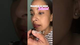 Parte 2 maquillaje de diario para labios #makeuplover #liptutorial #maquillajedelabios