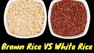 Brown rice and white rice can change your health? #brownrice #whiterice #healthbenefits #foryou