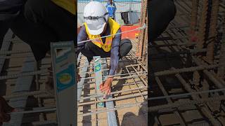 Check column rebar before pouring slab concrete #shorts #construction #building #civilengineering