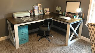 How to build a farm desk from construction lumbar part 2