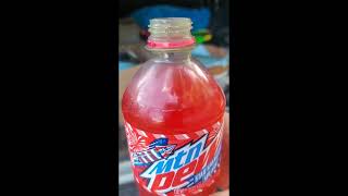 Trying Mt. Dew Star Spangled Splash