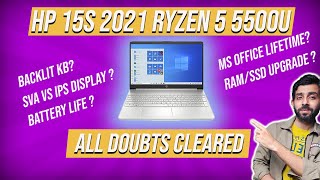 HP 15S (2021) Ryzen 5 5500U All doubts cleared | 15s-eq2040au | Hindi