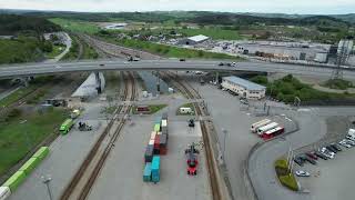 Ganddal godsterminal, dronefilm