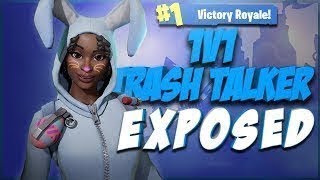 1v1 against a *TOXIC* PC Tryhard in Fortnite Battle Royale