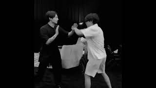 Taehyung and Jungkook sparring #bts #shorts #taekook