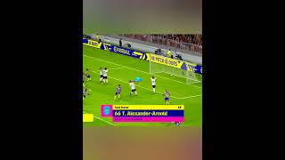 What a great goal by Trent Alexander Arnold #messi #football #efootball23 #cr7