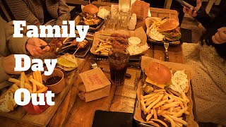 VLOG # 159 FAMILY DAY OUT / PAPA PIGGY TV in the UK / #ofw #mukbang