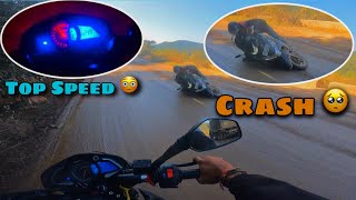 LONG RIDE PUR BHAI KA CRASH HO GYA 🥺 || NS200 BS7 TOP SPEED || Aadi Motovlogs Ep1