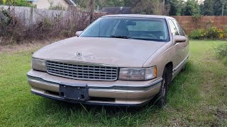 starting my cadillac deville for the first time in 7 months