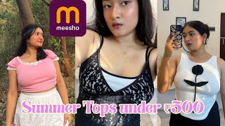 Affordable Summer Tops from Meesho | Crop Tops under ₹500 from Meesho