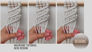 SUPER EASY NEW Pattern - Macrame Tutorial - Follow along Step by Step