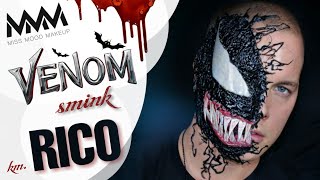 RICO-t sminkeltem 😱 - VENOM - MISS MOOD MAKEUP - HALLOWEEN ⚡