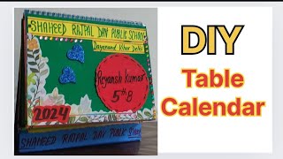 How to make Historical Places Table Calendar | Desk Calender DIY #historicalplaces #deskcalender#diy