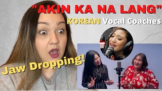 Half Pinay Reacts to "Akin Ka Na Lang" LIVE on K-Pop Vocal Coach | I GOT GOOSEBUMPS!