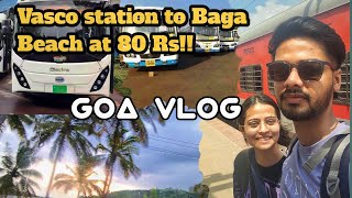 How to reach Baga / Calangute Beach from Vasco Da Gama Railway station,  Goa | Goa Ac shuttle Bus