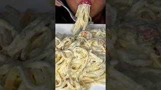 Shrimp Fettuccine Pasta #asmr #pasta #food