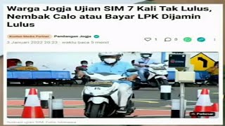 Di duga terlalu sulit tes bikin SIM warga terpaksa bayar LPK. (DI JAMIN LULUS) 🤫 #bikin #sim