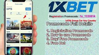 1XBET PROMOCODE | 1xBet Promocode 2024 | 1x bet Promocode Full Details 2024 | 1xbet Free Bet Promo