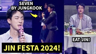 JIN Performs 'SUPER TUNA', Jungkook 'SEVEN', 'THE ASTRONAUT' & 'MOON' at BTS Festa