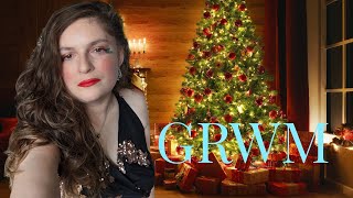 GRWM, Christmas work party. Holly eyes and general chit chat.