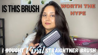 Testing Out Philips hair straightener Brush in 2024 + How to prep your hair before hairstyling