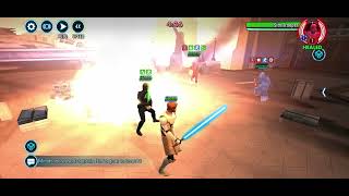 SWGOH - GAC 3v3 - Luke/GK vs Hux/Lobster/Kylo