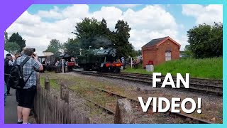 GWR Class 2800 '2807' leaves Toddington | FAN VIDEO!