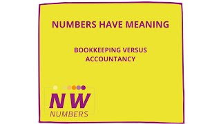 Bookkeeping Versus Accountancy