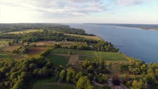 DJI Phantom 4 - Greenvale Vineyards and E. Rhode Island - Evening