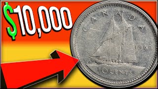 "1969 SMALL DATE DIME WORTH BIG MONEY??" - Most Valuable Canadian Dimes in Your Pocket Change!!