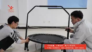 Jump with Confidence! The Launch of 40-Inch Foldable Mini Trampoline with Safety Handrail!