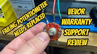 Boboran/Vevor Mini Lathe Support Review and replacing Potentiometer to fix variable speed issues