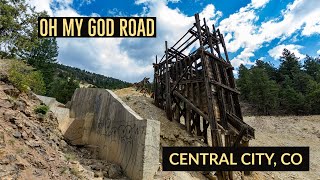 Oh My God Road (Virginia Canyon Road) Idaho Springs to Central City, Colorado - Time Lapse