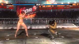 DOA5(PS3®) KOKORO vs MILA 2013-02-02