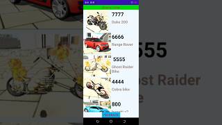 Indian bike driving 3d all new cheat codes #shorts #gaming #youtubeshorts