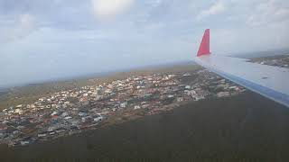 Aruba Airlines CRJ-200 Landing Curacao