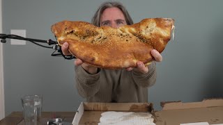 ASMR Let's Eat Vegetable Stromboli