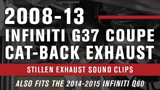 STILLEN Exhaust Delivers 19 WHP & Aggressive Sound for G37/Q60