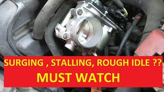 How to Fix Surging, Rough Idle, Stalling