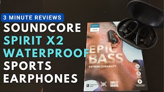 Review of Anker Soundcore Spirit X2, Wireless Earphones, Sweatproof for Gym, Sport, Jogging