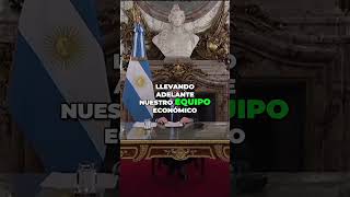 Equipo valiente! Milei elogia al equipo económico por enfrentar desafíos y trabajar por el el país.