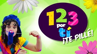 🌼🌸 123 POR TÍ... ¡TE PILLÉ! 👈🎶🌟🎈🌈 - con Trenzarina Trabalenguas