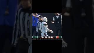 Freshman Trovon Biggs first career TD! #collegefootball25 #collegefootball #miamihurricanes