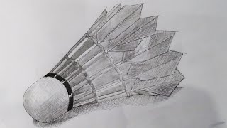 How To Draw Shuttlecock | Object Drawing