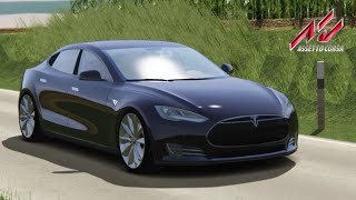 Assetto Corsa - Tesla Model S (Test Drive) [HD]